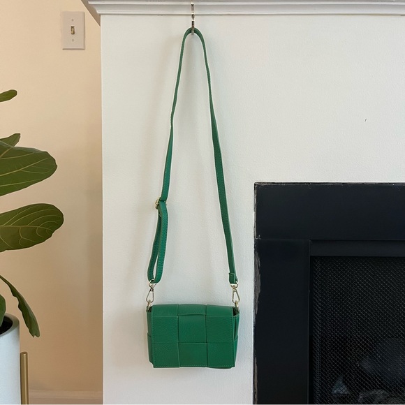 Pebble Leather Green Mini Bag - Picture 7 of 7